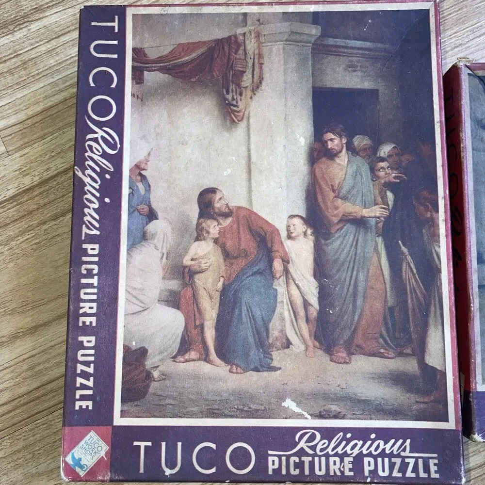 Tuco Religious Jigsaw Picture Puzzles Suffer Little Children & Peter's Denial